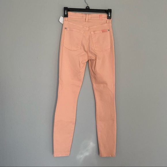 7 For All Mankind Cropped Skinny Jeans, Size 23 - Picture 3 of 11
